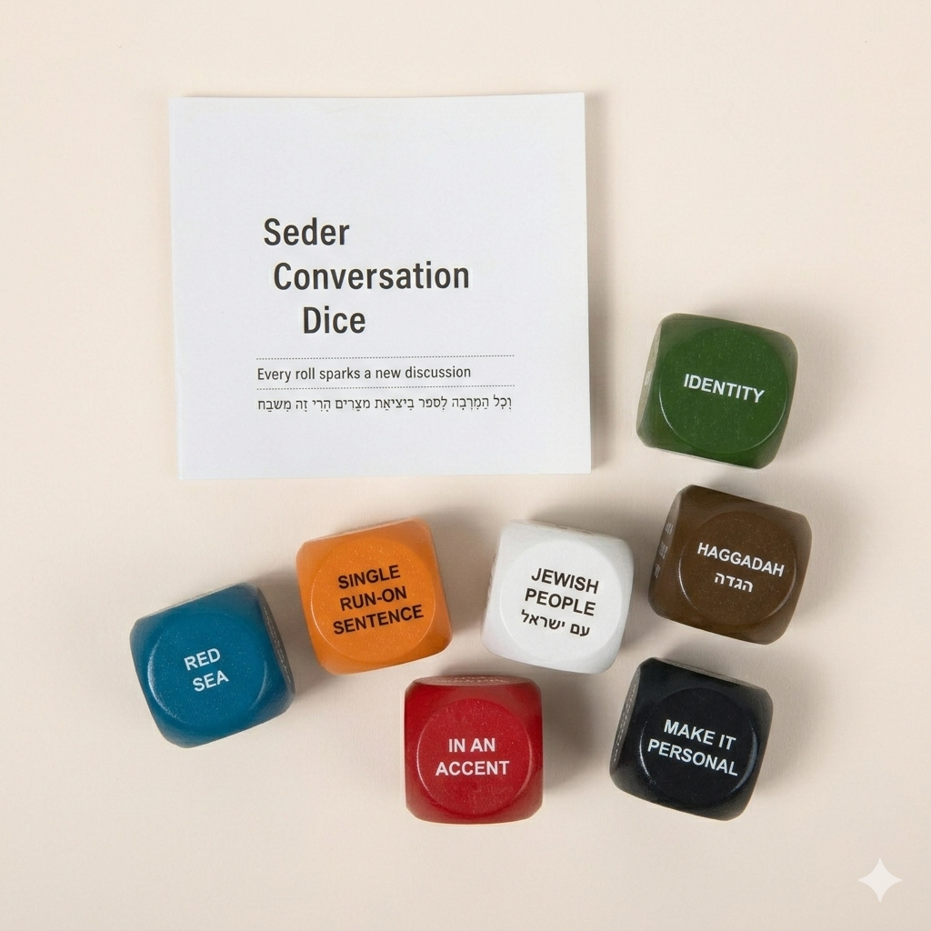 Seder Conversation Dice