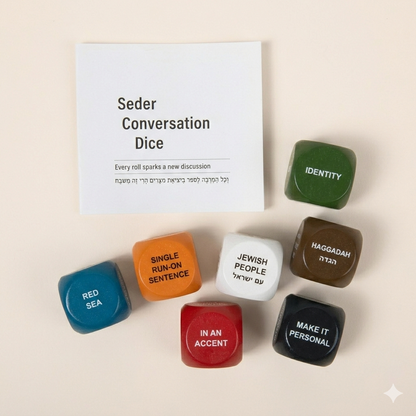 Seder Conversation Dice